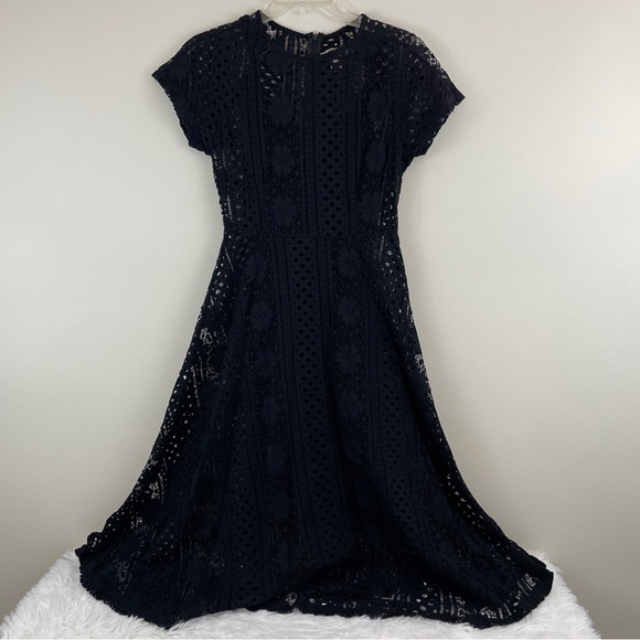 F&F Black Long-Sleeve Boho Midi Dress #204